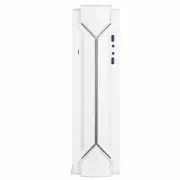 Silverstone Technologies RVZ03W-ARGB Slim Mini-ITX Case -White