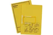 Avery 84442 Tubeclip File Foolscap Yellow Pack 20