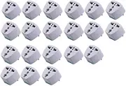 AIMALL 3/6/12/20PCS AU Universal Power Plug Adapter Outlet Converter UK/US/EU/CN to AU, Max Power 500W, 110-250V