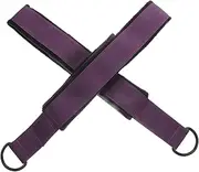 2-pack Pilates Yoga Straps Resistance Bands Home Gym Equipment Pilates Ring Exercise Bands for Body Shaping