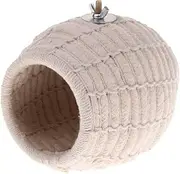 Sahkgye Rope Weave Bird Breeding Nest Bed House Toy for Budgie Parakeet Parrot Cage Perch Hatching Nesting Box