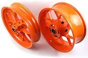 Repsol Orange Front and Rear Wheel Rims Compatible with Honda CBR1000RR 2008-2016