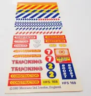 Original Meccano Set Decal Sheet