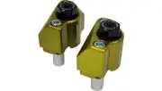 Driven Captive Axle Blocks Gold for Honda MSX125 Grom 125 2022-2024