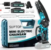 Mini Chainsaw, 6 Inch Portable Electric Chainsaw Cordless, Small Handheld Cha...