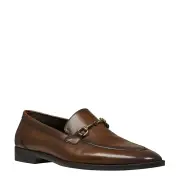 EMIL BROWN LEATHER LOAFERS