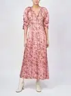 En Saison amelia printed midi dress size M