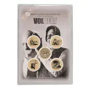 Volbeat Button Badge Pack Servant Of The Mind new Official 5 x Pin Button