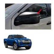 For Isuzu D-max Dmax Hi-lander 2020 21 Wing Side Mirror Cover Trim Matte Black