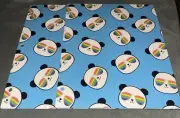 2) Cute Panda W/ Rainbow Glasses Folders by Eccolo -NEW. Paper W/2 Pockets.blue