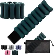 Adjustable Wrist & Ankle Weights Set-1LB Pairs Wearable Wrist Weights Bracelets
