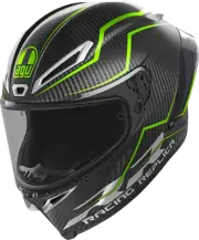 AGV 2118356002-018-S Pista GP RR Helmet - Performante - Carbon/Lime - Small