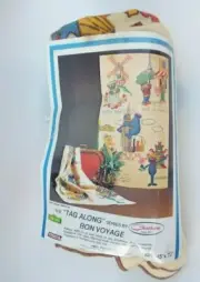 Sesame Street Tag Along Bon Voyage Blanket Series By Chatham 100% Polyester
