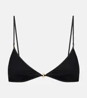 [Saint Laurent] Saint Laurent Cassandre bralette UK 8 black
