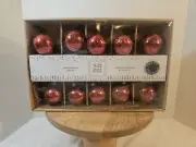 New 34th & Pine Vintage Style Bulb 10 Piece String Light Garland 10'L Red Ball