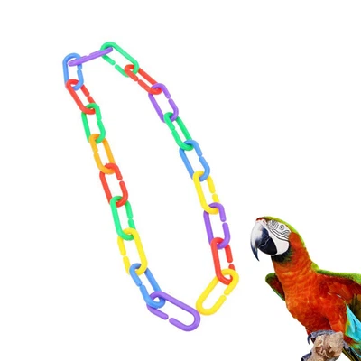 Plastic Chain Clips Sugar Glider Accessories Bird Parrot Toy