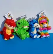 BUILD A BEAR 4 Mini Beans Dino Bean Dinasor 2025 Easter Rarrrr!! BNWT