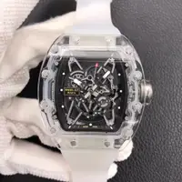 在飛比找蝦皮購物優惠-活動特價🔥時尚男士手錶 透明水晶殼 透明矽膠石英錶 男 時尚