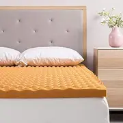 Zinus 4cm Copper Infused Convoluted Memory Foam Mattress Topper, Double