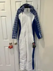 NWT SPYDER Power Suit Insulated Ski Primaloft 20K Waterproof White Size 10 $550