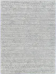 Posy Inca 01B in Grey Wool Rug