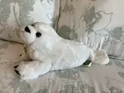 Wild Republic White Harp Seal Soft Plush Stuffed Animal 14" Toy