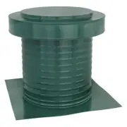 Unbranded Static Keepa Vent 15"x18"x18" Aluminum in Green Corrosion Resistant