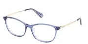 Max & Co. MO5083 090 Women’s Glasses Blue Size 54 - Private Health Rebate - Blue Light Block Available