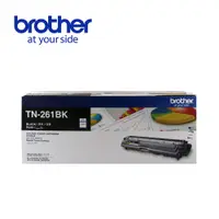 在飛比找PChome24h購物優惠-Brother TN-261BK 原廠黑色碳粉匣