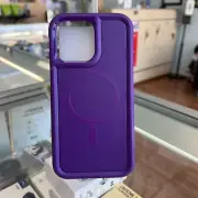 iPhone 14 Pro Max MagSafe Purple Hard Soft Case Protective Bumper W/temper Glass
