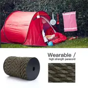 (Jungle Camouflage)550 Reflective Paracord Parachute Cord Lanyard 9 Strand ZO
