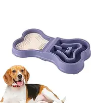 Slow Feeder Dog Bowls | Food and Water Pet Bowl,Portable Puzzle Safe Feeder for Home Travel Indoor & Outdoor Use