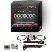RGB Angel Eye LED Halo kit with IR Remote for 2008-2010 Honda Accord Headlights (for: Honda)