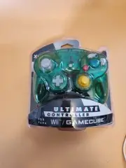 GameCube Controller Jungle Green XYAB Branded Wired New and Sealed