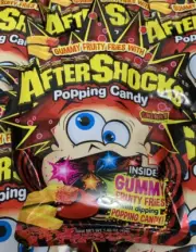 1 Bag After Shocks Popping Candy Gummy Fries 1.48oz Pop Candy Gummy