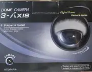 3 - Axis Dome Camera With Easy Adjustment And Simple To Install Bracket, 2 Piece