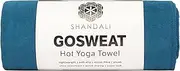 Shandali GoSweat Non-Slip Hot Yoga Towel with Super-Absorbent Soft Suede Microfiber in Many Colors, for Bikram Pilates and Yoga Mats.
