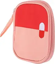 Travel First Aid Pouch Lightweight Medicine Organizer for Camping Hiking and Zipper Closure Durable Design Compact for Daily Essentials