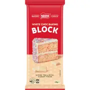 Nestle Baker's Choice White Choc Baking Block 170g