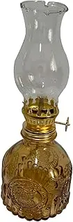 Kerosene Oil Lamp Retro Kerosene Oil Lamp Clear Lampshade Hurricane Lamp Lighting Oil Lantern Ghee Lamp for Home Emergency Lighting Outdoor Use for Home Emergency Lighting