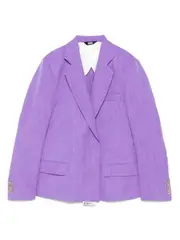 [GCDS] mélange-effect blazer 38 Purple