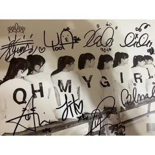 Mwave OhMyGirl  首張迷你專輯 "Oh My Girl"全員簽名空專  無海報 無小卡