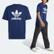 adidas 短袖 Adicolor Trefoil Tee 男款 深藍 白 純棉 三葉草 棉T 短T 愛迪達 IR8011