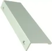 4-3/4" Tab Finger Pull with Ridge Aluminum