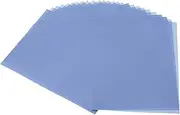 uxcell 30 Sheets Vellum Paper 8.5x11inches, Printable Translucent Paper 100GSM Colored for Invitations Laser Inkjet Printing Card Making Crafting Wedding Tracing, Blue
