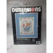 Vintage Dimensions Counted Cross Stitch Kit Bubble Your Troubles Away 3713