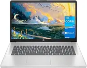 [HP] 17 Laptop, 17.3” HD+ Display, 11th Gen Intel Core i3-1125G4 Processor, 8GB RAM, 256GB SSD, Wi-Fi, HDMI, Webcam, Windows 11 Home, Silver