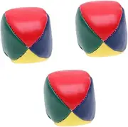 ORFOFE Boys and Girls Juggling Game Set 3 PU Leather Balls Safe Beanbags for Children Indoor/Outdoor Toy