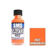 SMS 30ML Auto Colour Mandarin Red Acrylic Lacquer Airbrush Ready Hobby Paint