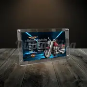 Display King - Acrylic photo frame for Lego Harley-Davidson Fat Boy 10269